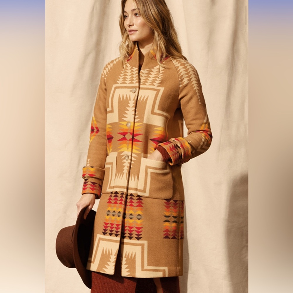 PENDLETON WOMEN'S HARDING ARCHIVE BLANKET COAT